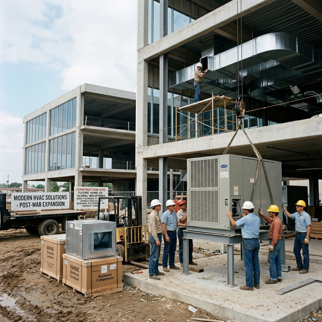 Post-war HVAC expansion
